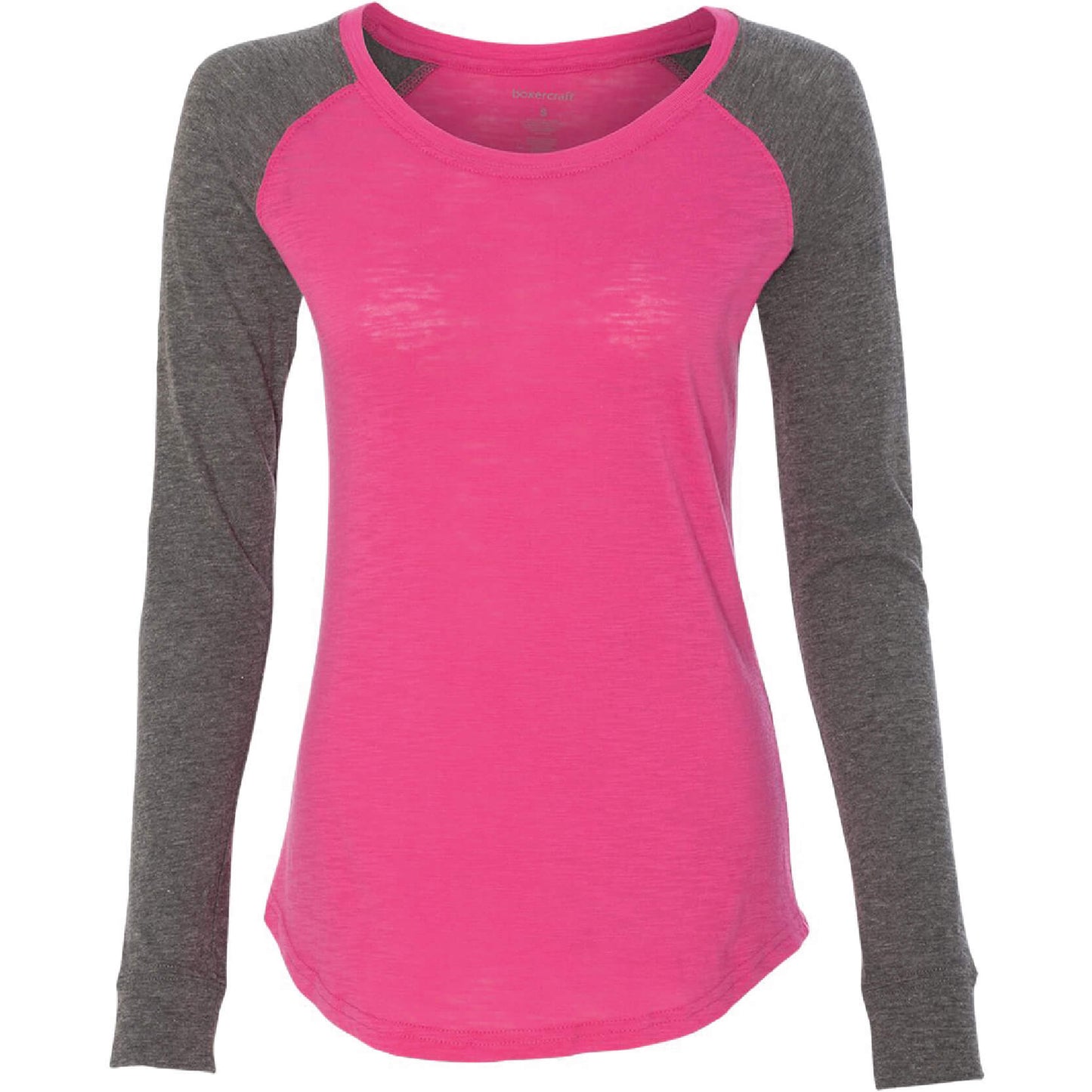 GC233. Women's Boxercraft Preppy Patch Slub T-Shirt