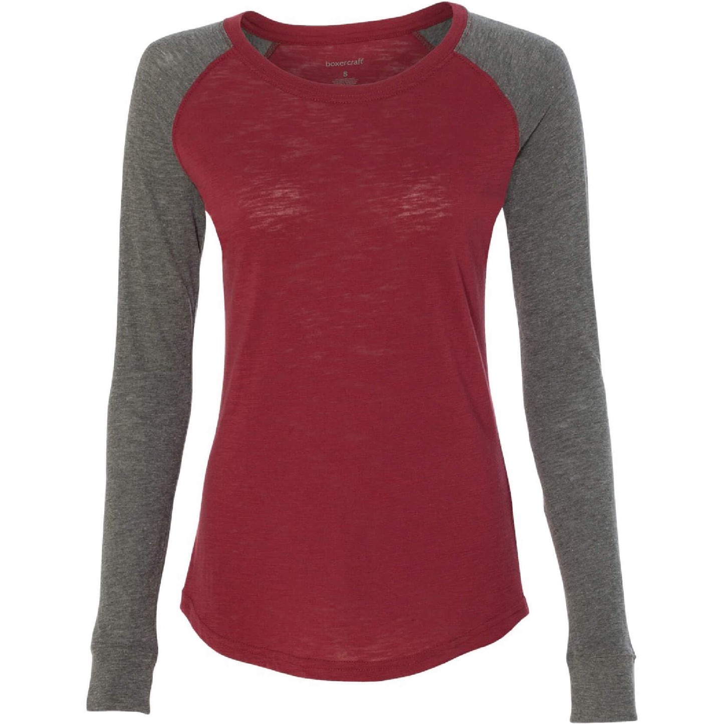 GC233. Women's Boxercraft Preppy Patch Slub T-Shirt