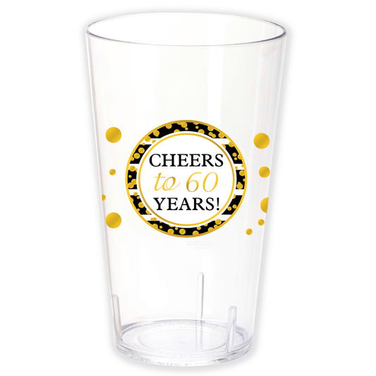 Gold Polka Dot Birthday Cup