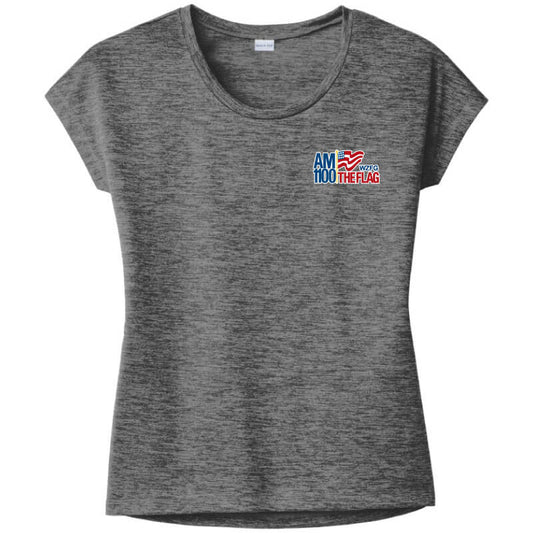 FLAG105. Sport-Tek® PosiCharge® Electric Heather Sporty Tee