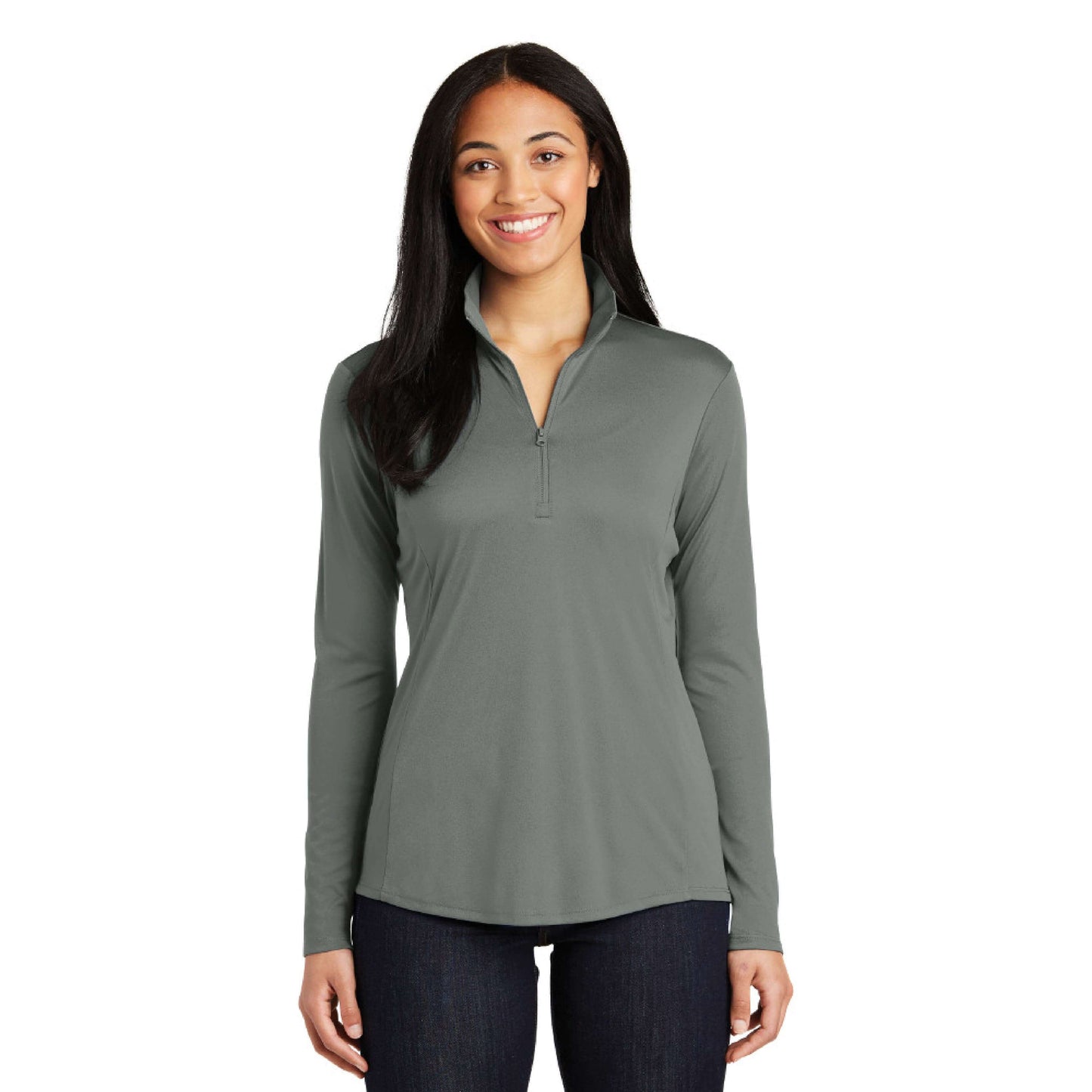 CAPLP108. Ladies PosiCharge® Competitor™ 1/4-Zip Pullover
