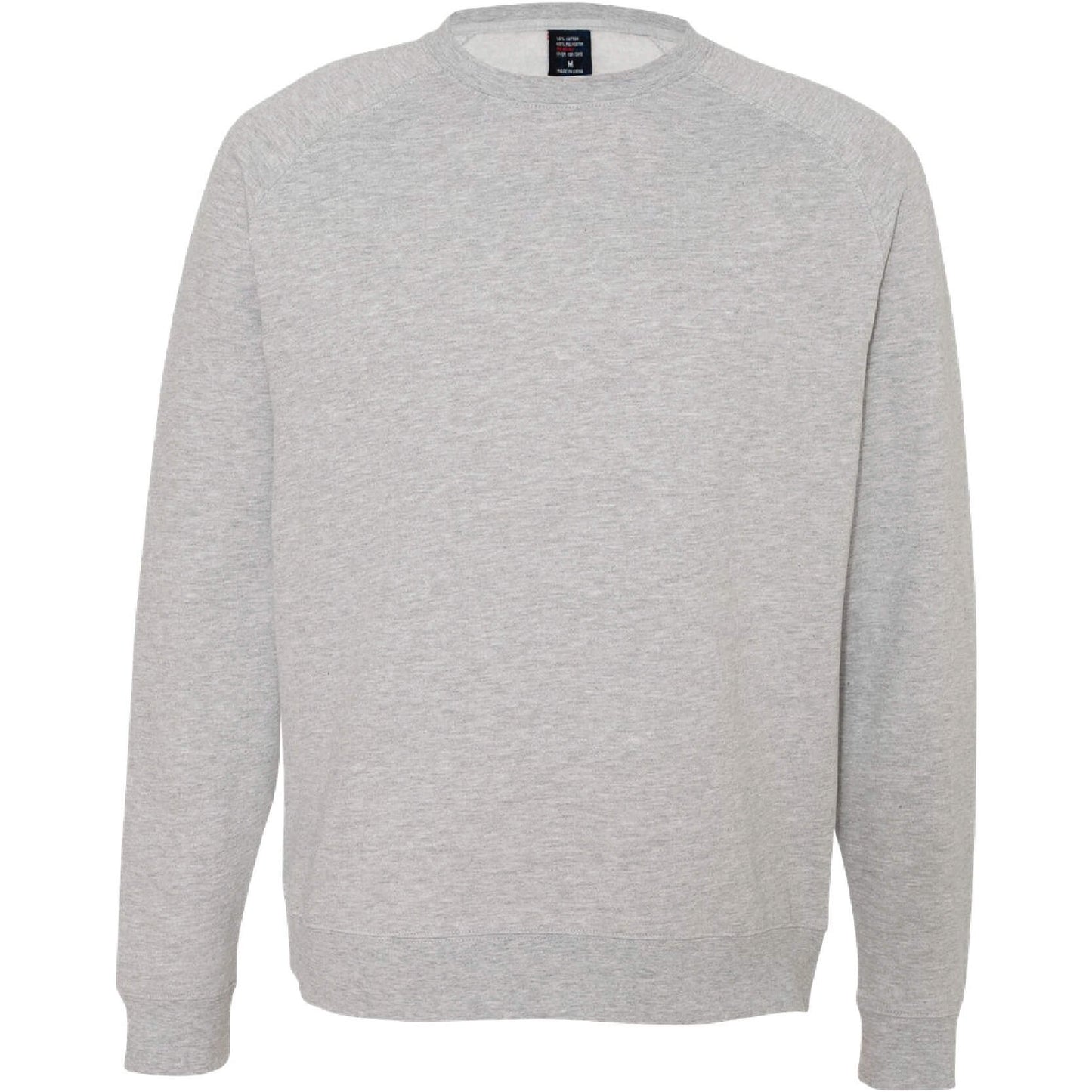 GC130. Men's Independent Trading Co. Fitted Raglan Crewneck Sweatshirt