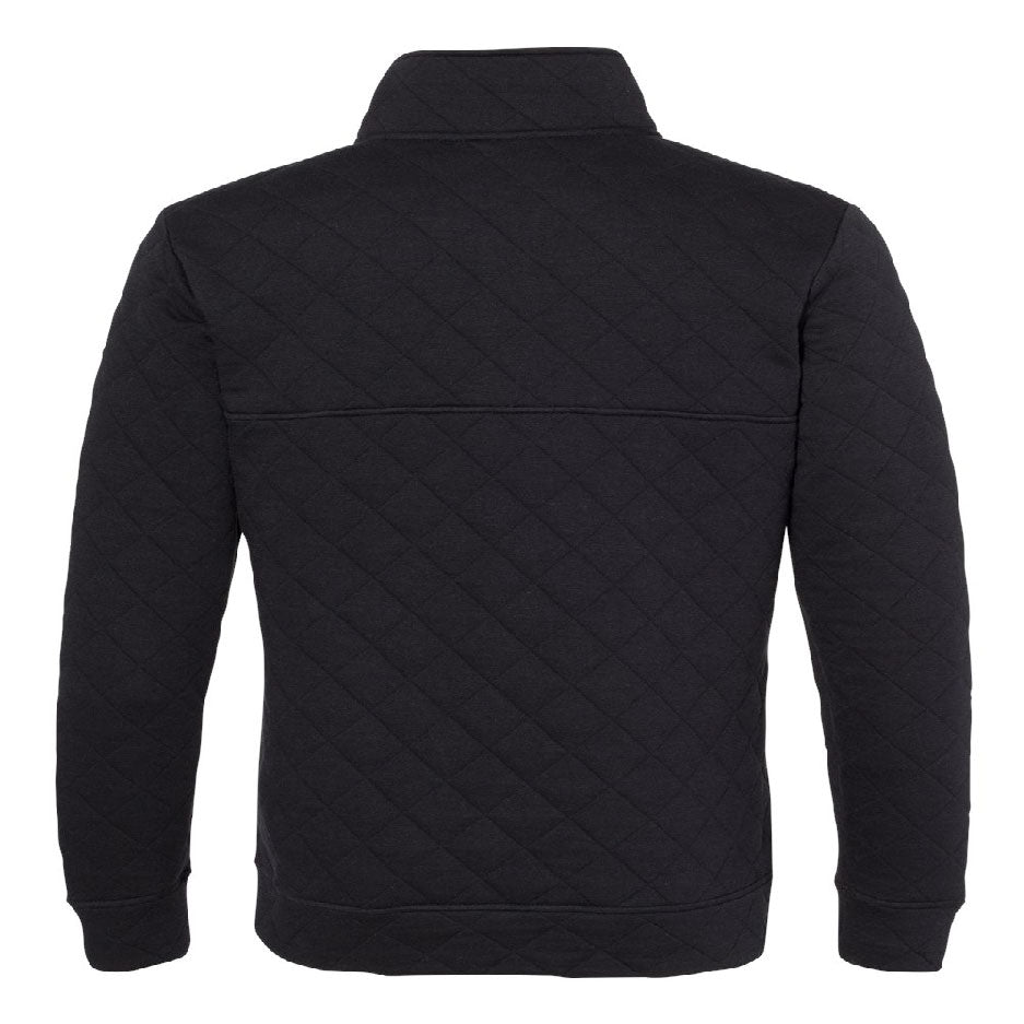MAW218. Quilted Snap Pullover J America Quilted Snap Pullover