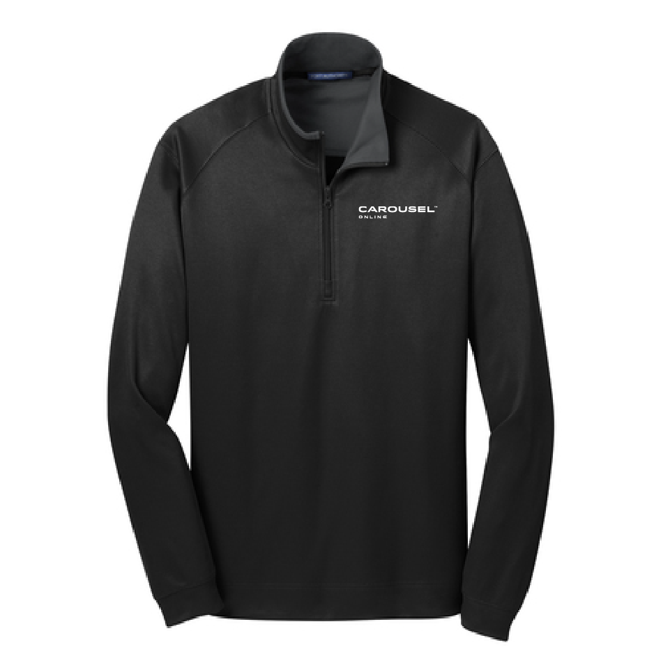 CO204. Port Authority® Vertical Texture 1/4-Zip Pullover