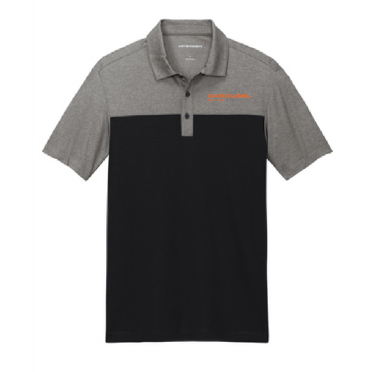 CO202. Port Authority® Fine Pique Blend Blocked Polo