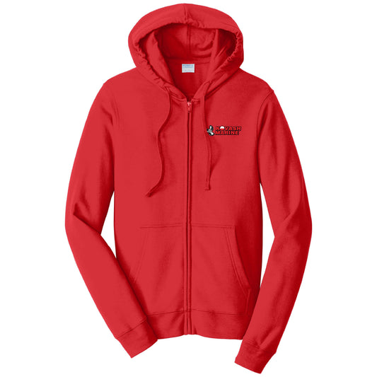 KM103. Fleece Full-Zip Hooded Sweatshirt