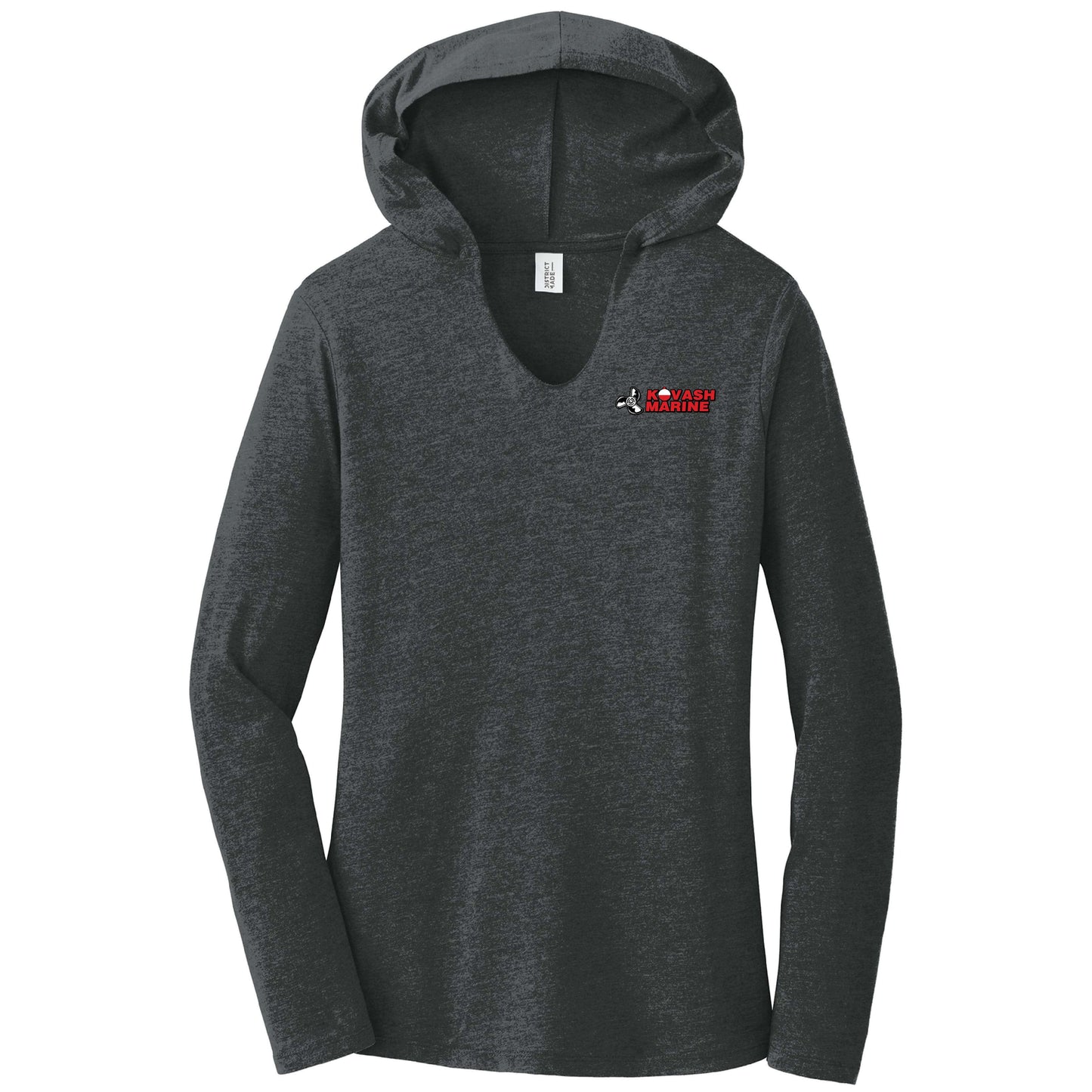 KM201. Ladies' Perfect Tri Long Sleeve Hoodie