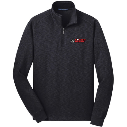 KM300. Slub Fleece ¼-Zip Pullover