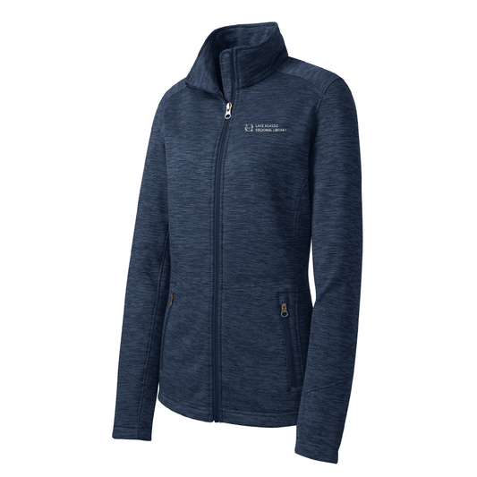 LAL109. Port Authority® Ladies' Digi-Stripe Fleece Jacket
