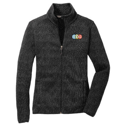 MBA200. Port Authority Sweater Fleece Jacket