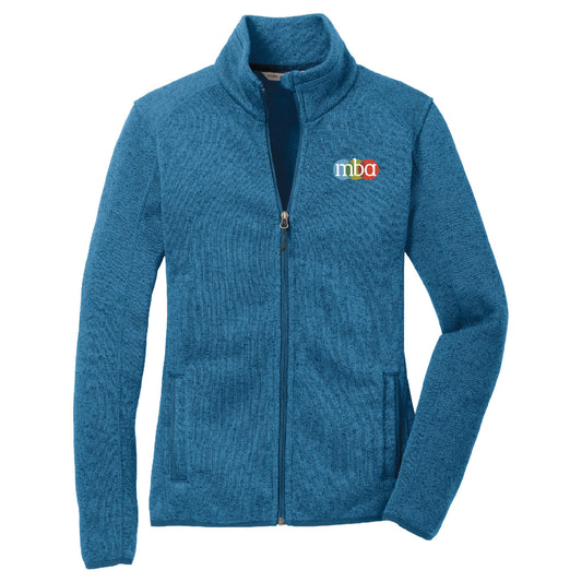 MBA200. Port Authority Sweater Fleece Jacket