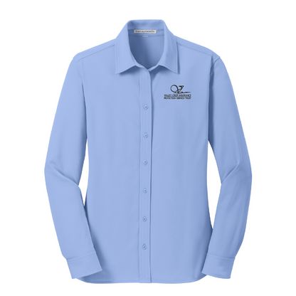 HI100. Port Authority® Ladies Dimension Knit Dress Shirt