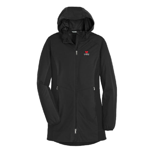 HRRV112. Port Authority® Ladies Active Hooded Soft Shell Jacket