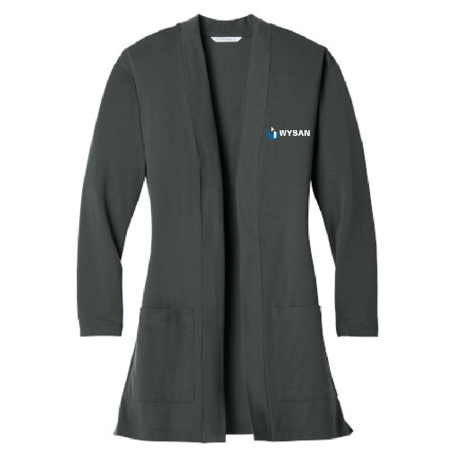 WYS103. Port Authority® Ladies Concept Long Pocket Cardigan