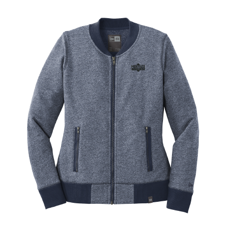HI106. New Era  Ladies French Terry Baseball Full-Zip