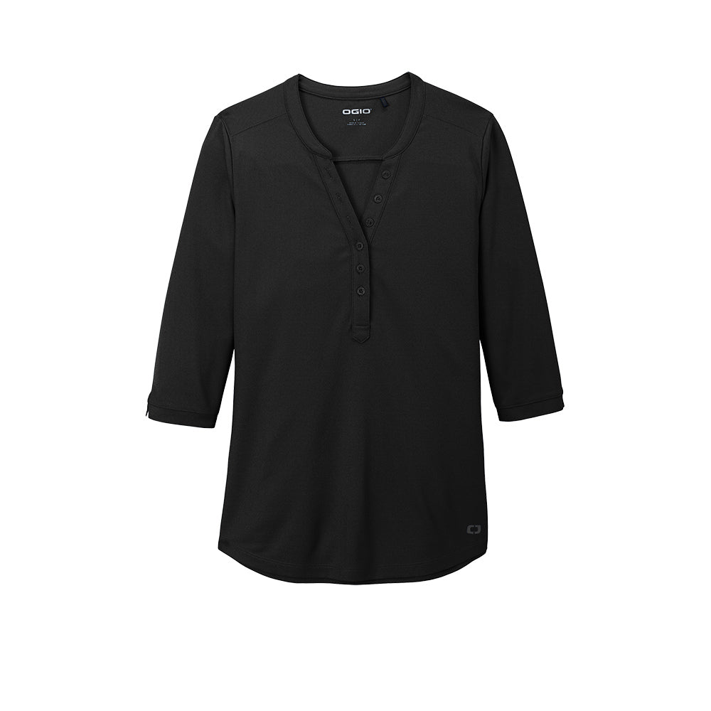 BWW202. OGIO ® Ladies Jewel Henley