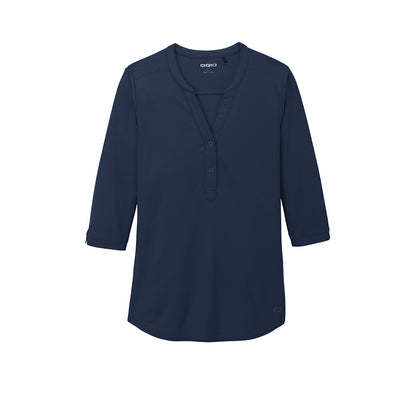 BWW202. OGIO ® Ladies Jewel Henley