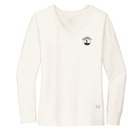 IBI119. OGIO® Ladies Luuma Flex Long Sleeve V-Neck