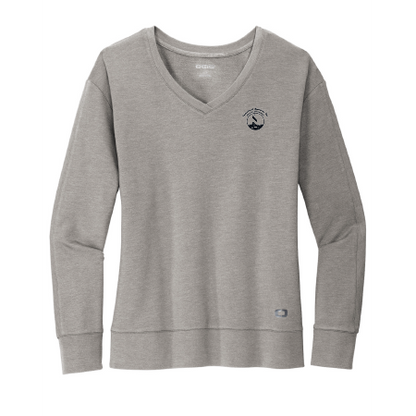 IBI119. OGIO® Ladies Luuma Flex Long Sleeve V-Neck