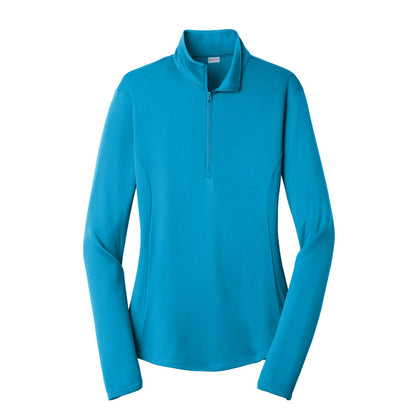 XA214.  Sport-Tek® Ladies PosiCharge® Competitor™ 1/4-Zip Pullover