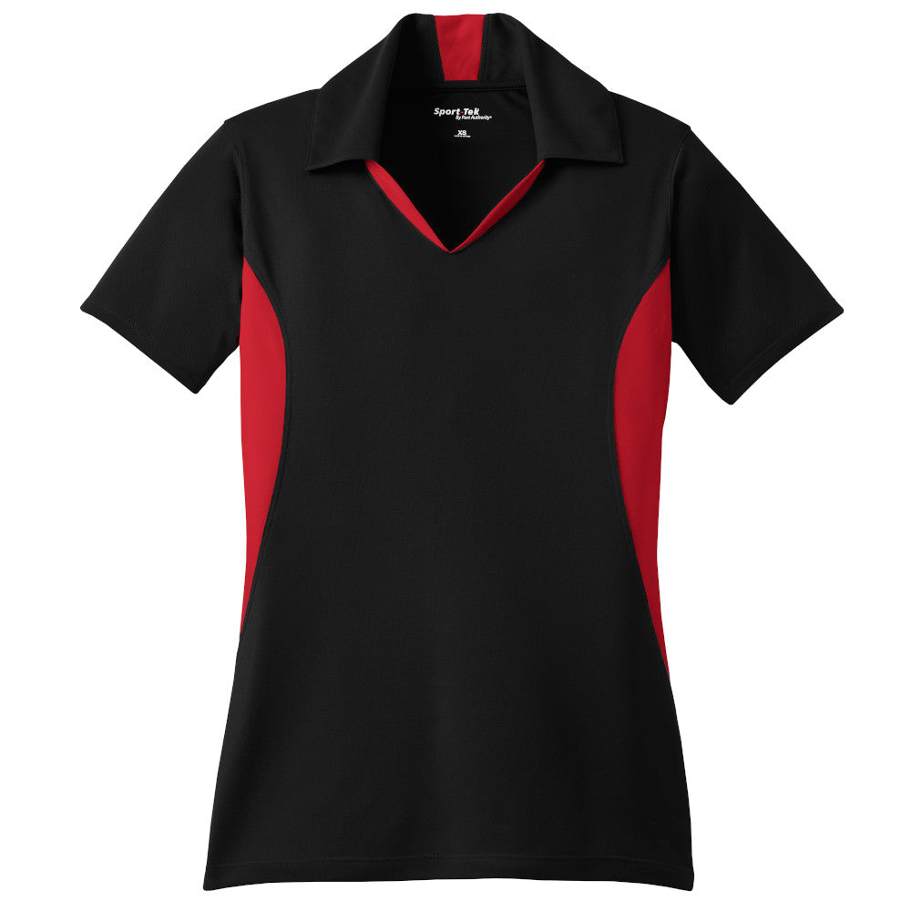 BWW221.  Sport-Tek® Ladies Side Blocked Micropique Sport-Wick® Polo