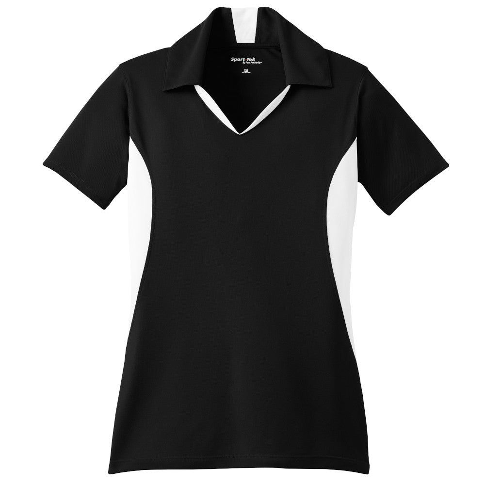 BWW221.  Sport-Tek® Ladies Side Blocked Micropique Sport-Wick® Polo