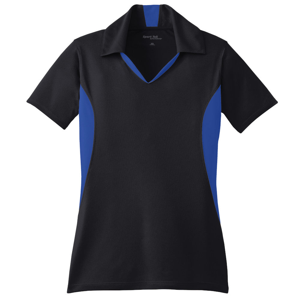 BWW221.  Sport-Tek® Ladies Side Blocked Micropique Sport-Wick® Polo