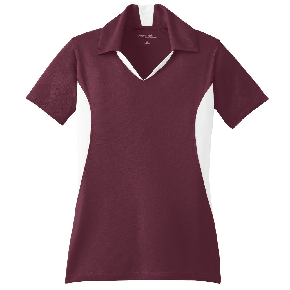 BWW221.  Sport-Tek® Ladies Side Blocked Micropique Sport-Wick® Polo