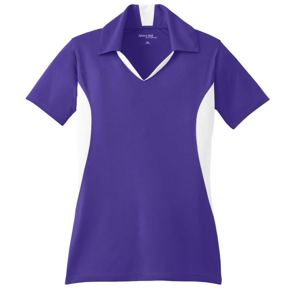 BWW221.  Sport-Tek® Ladies Side Blocked Micropique Sport-Wick® Polo