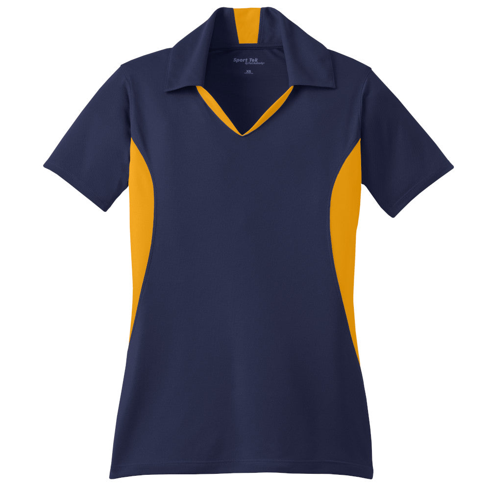 BWW221.  Sport-Tek® Ladies Side Blocked Micropique Sport-Wick® Polo