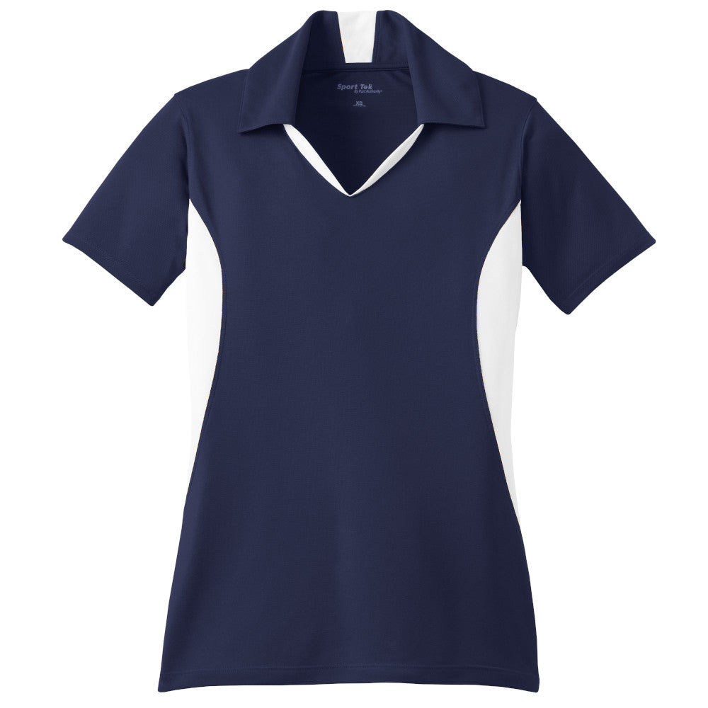 BWW221.  Sport-Tek® Ladies Side Blocked Micropique Sport-Wick® Polo