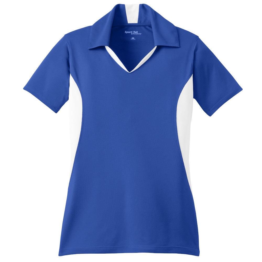 BWW221.  Sport-Tek® Ladies Side Blocked Micropique Sport-Wick® Polo