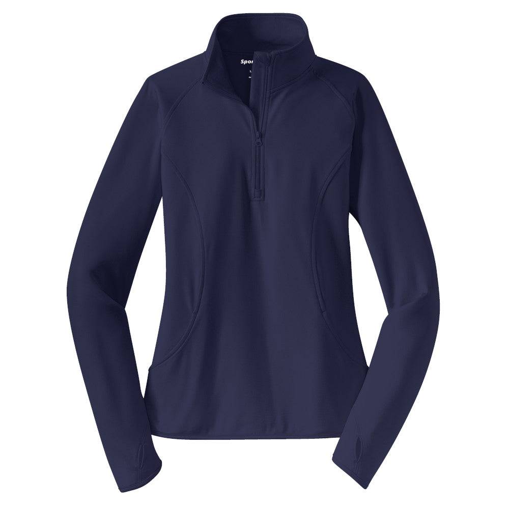 CC202. Women’s Sport-Tek Sport-Wick® Stretch 1/2-Zip Pullover Sweatshirt