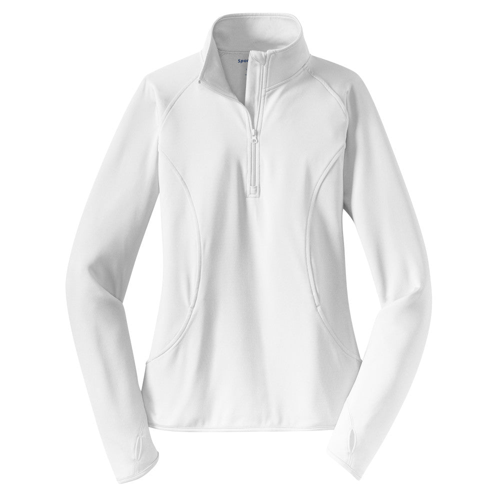 CC202. Women’s Sport-Tek Sport-Wick® Stretch 1/2-Zip Pullover Sweatshirt