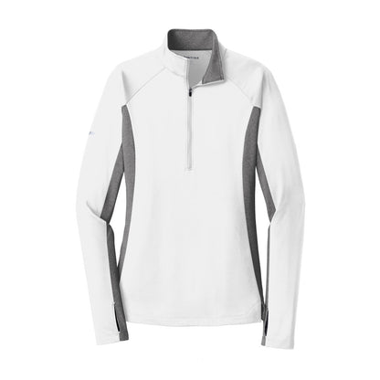XA212. Sport-Tek® Ladies Sport-Wick® Stretch Contrast 1/2-Zip Pullover