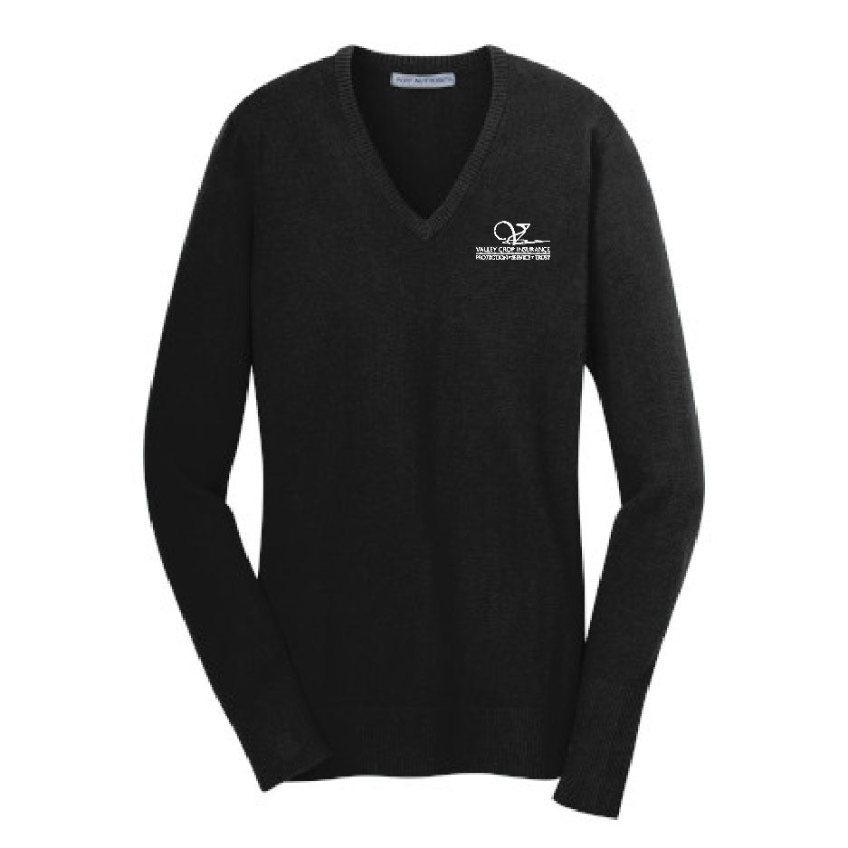 HI101. Port Authority Ladies V-Neck Sweater