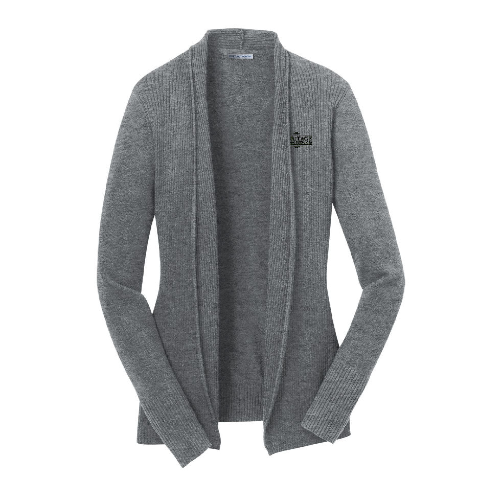 HI102. Port Authority Ladies Open Front Cardigan Sweater