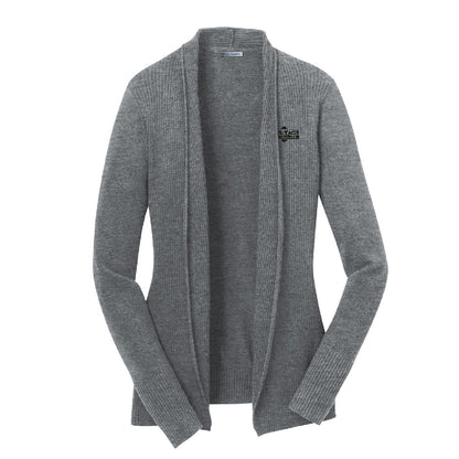HI102. Port Authority Ladies Open Front Cardigan Sweater