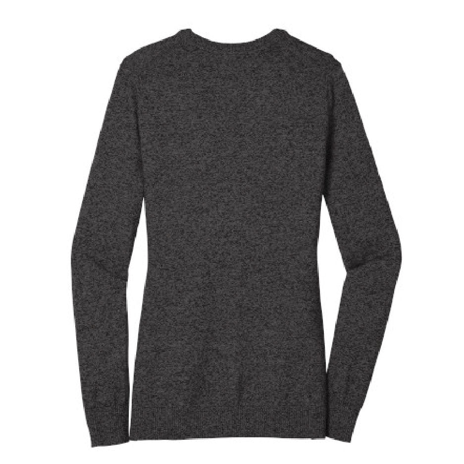 WYS101. Port Authority® Ladies Marled Cardigan Sweater