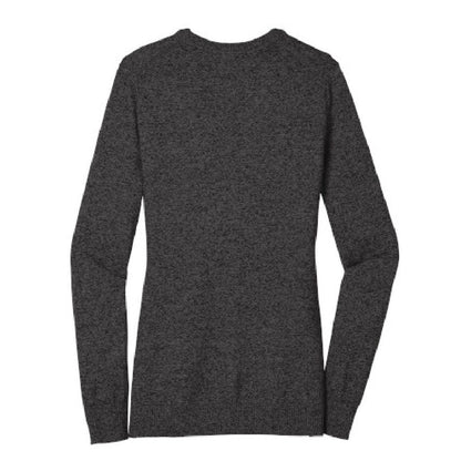 TRCN101. Port Authority® Ladies Marled Cardigan Sweater