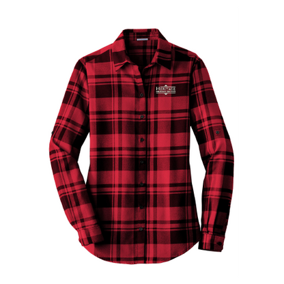 HI110. Port Authority Ladies Plaid Flannel Tunic