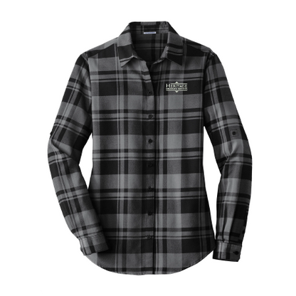 HI110. Port Authority Ladies Plaid Flannel Tunic