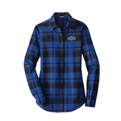 HI110. Port Authority Ladies Plaid Flannel Tunic
