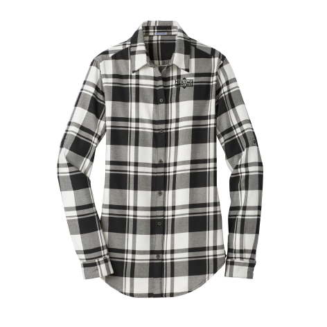 HI110. Port Authority Ladies Plaid Flannel Tunic