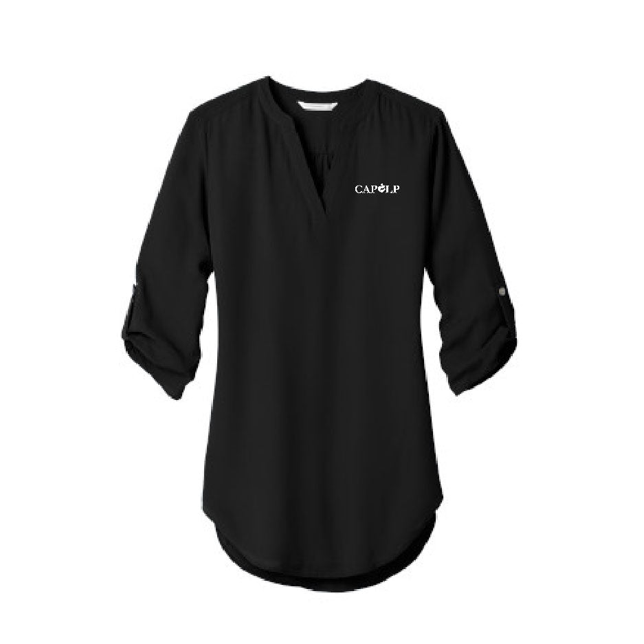 CAPLP112. Port Authority Ladies 3/4-Sleeve Tunic Blouse