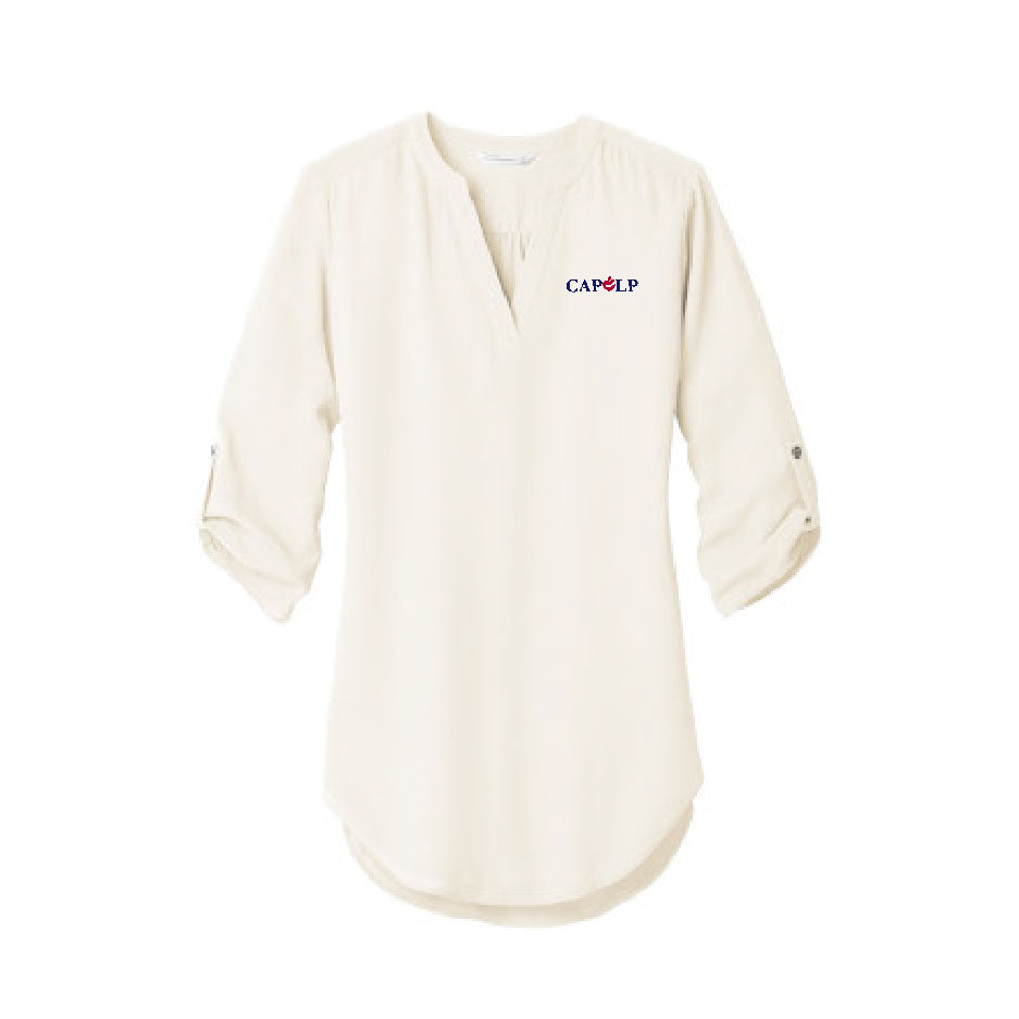 CAPLP112. Port Authority Ladies 3/4-Sleeve Tunic Blouse