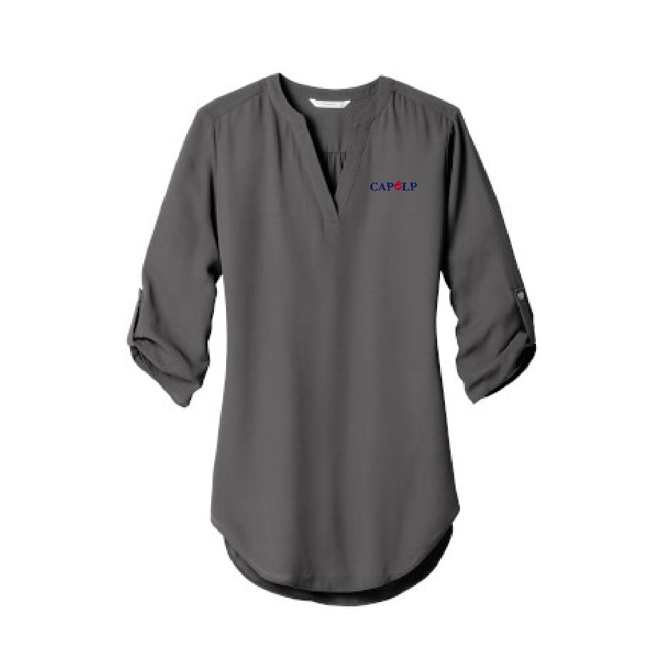 CAPLP112. Port Authority Ladies 3/4-Sleeve Tunic Blouse