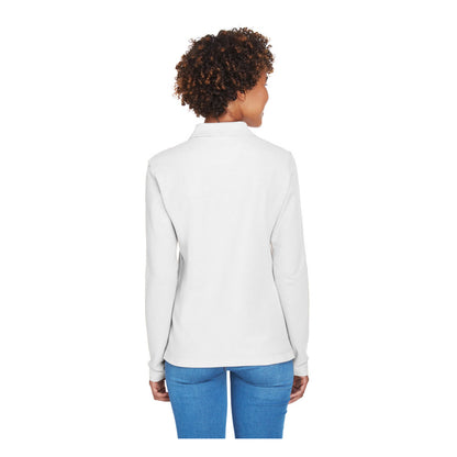 UNDFMS. Devon & Jones Ladies' Pima Piqué Long Sleeve Polo