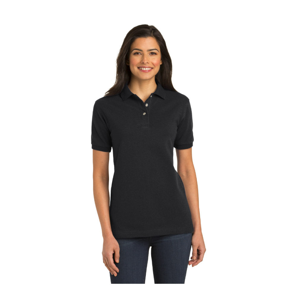 UNDFMS. Port Authority® Ladies Heavyweight Cotton Pique Polo