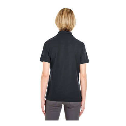 UNDFMS. UltraClub Ladies' Platinum Honeycomb Piqué Polo